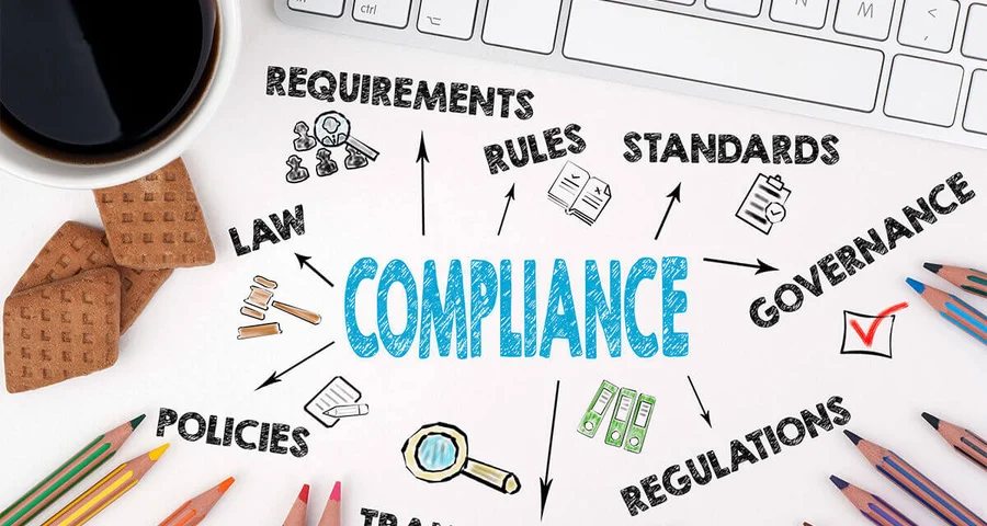 Employee screening magnifying glass with DISA logo