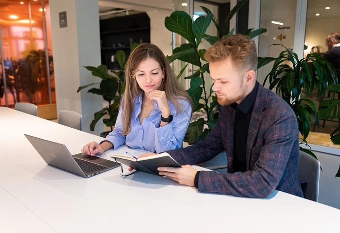 employees working with screening software of disa