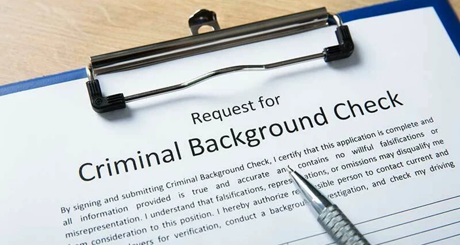 Request for Criminal Background Check Form