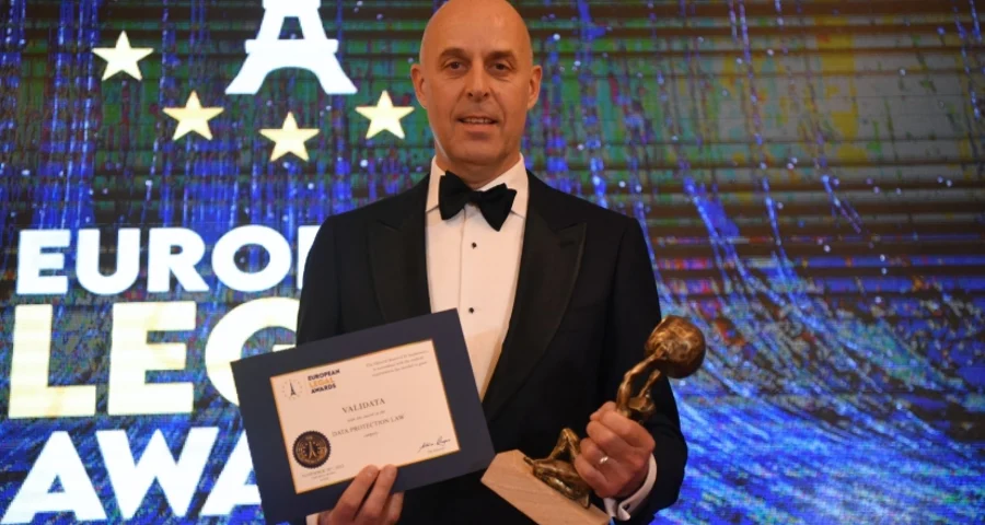 Validata won de 'Data Protection Law' Award