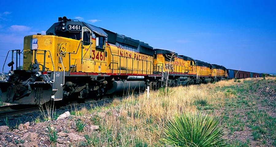train going across track transportation