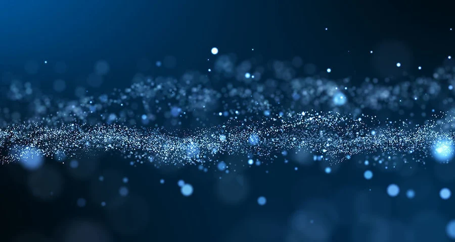 futuristic blue cloud illustration
