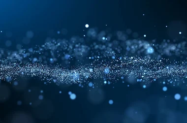 sparkles floating on a dark background