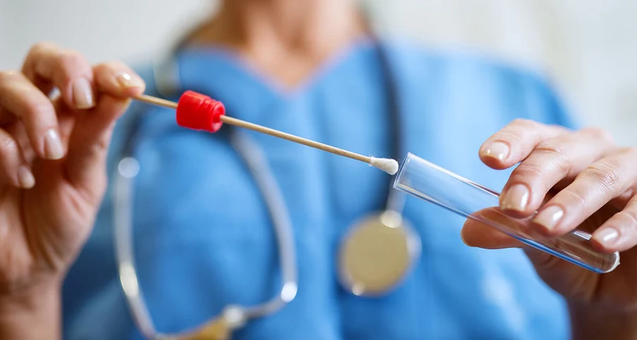 oral fluid swab