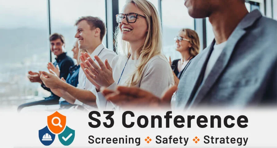 HR Employees attending conference and DISA Conference Logo